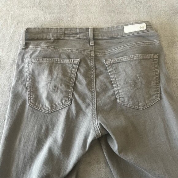 AG Adriano Goldschmied Grey "The Stevie" Ankle Slim Straight Leg Jeans Size 26R - Picture 8 of 13